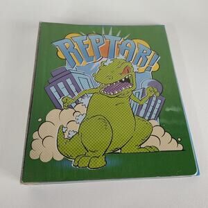 Nickelodeon Rugrats 3-Ring Binder Reptar Tommy‎ Chucky